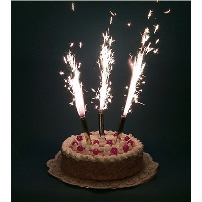 Фейерверк для торта Birthday Candle 6 штук 12 см.
